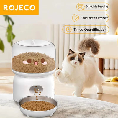 Style Automatic Pet Feeder – 3L, WiFi & Button Version, Cats & Dogs