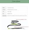Dog walking belt with detachable shockproof leash