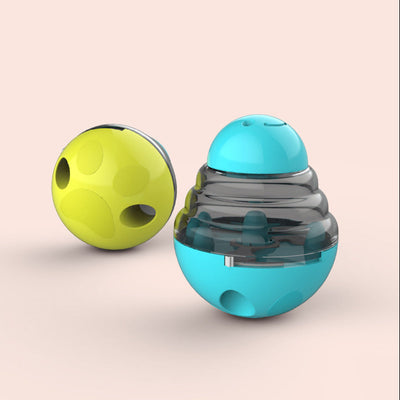 Dog treat dispensing ball