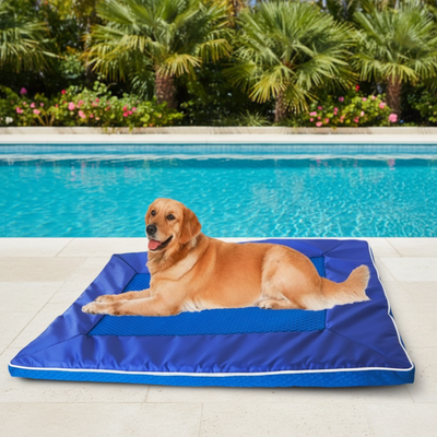 Pet summer cooling ice mat with ventilation technology